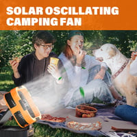 Sakerplus Solar Camping Fan