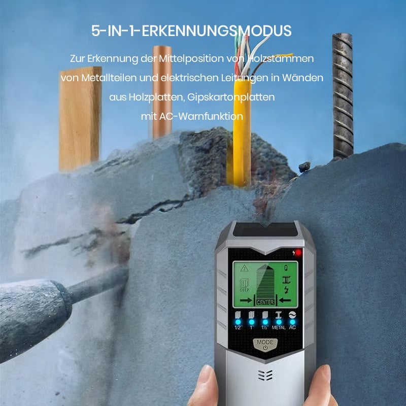 Sakerplus 5-in-1-Wandscanner