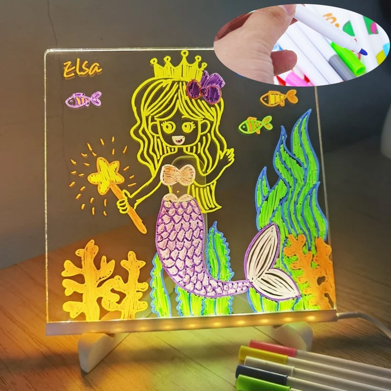 ✨LED Note Board with Colors✏️