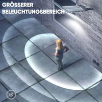 Solar-LED-Lampe für den Außenbereich