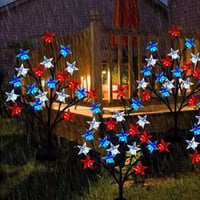 Outdoor Independence Day Decorative Light Post