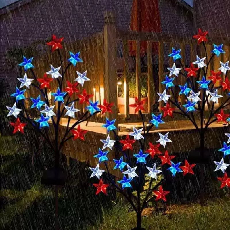 Outdoor Independence Day Decorative Light Post