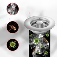 Uppgraderad 3-i-1 Kökshandfat Avloppssil