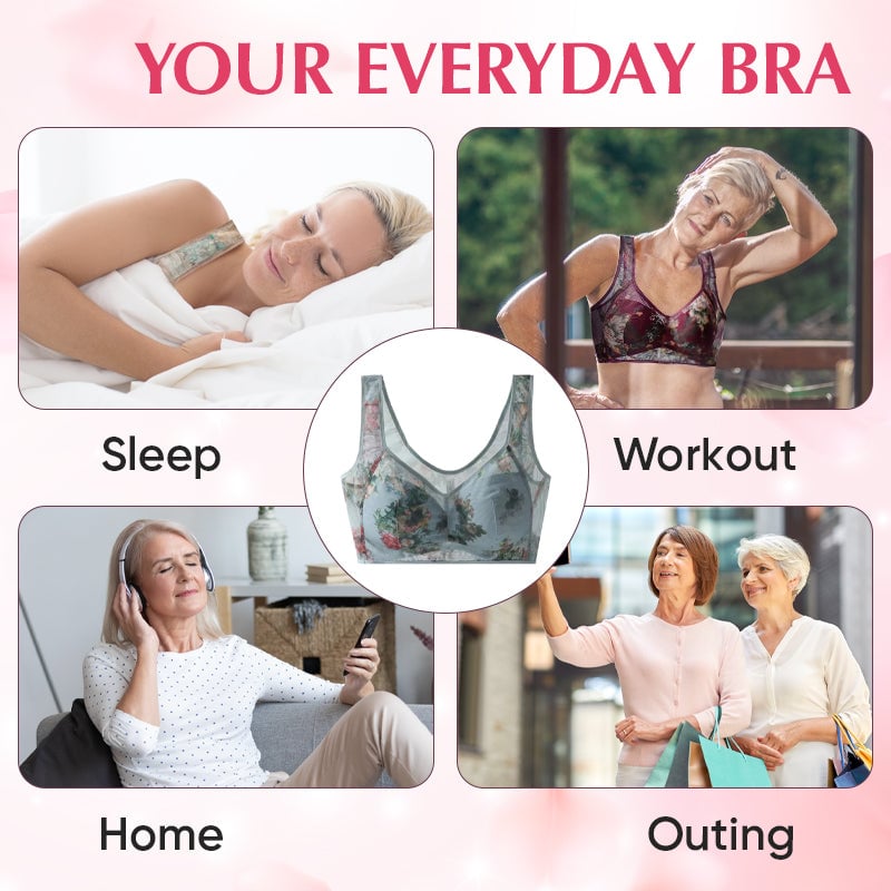 Soft Silk Lace Everyday Comfort Bra