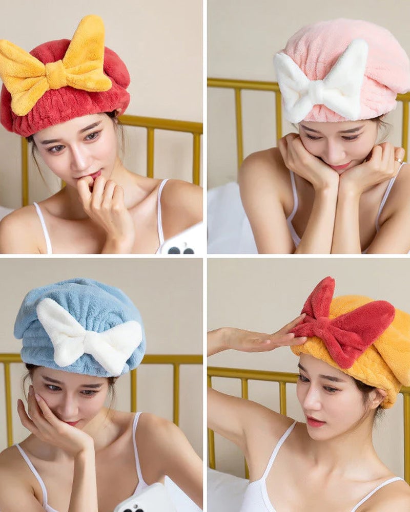 Super saugfähiges Haarhandtuch für nasses Haar