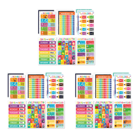 Colorful Educational Posters（18PCS/SET ）