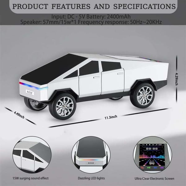 Pickup Truck Model Bluetooth Speaker