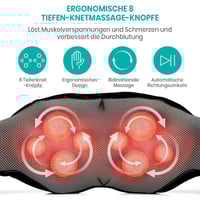 Nacken-, Schulter- und Rückenmassagegerät mit Wärmefunktion