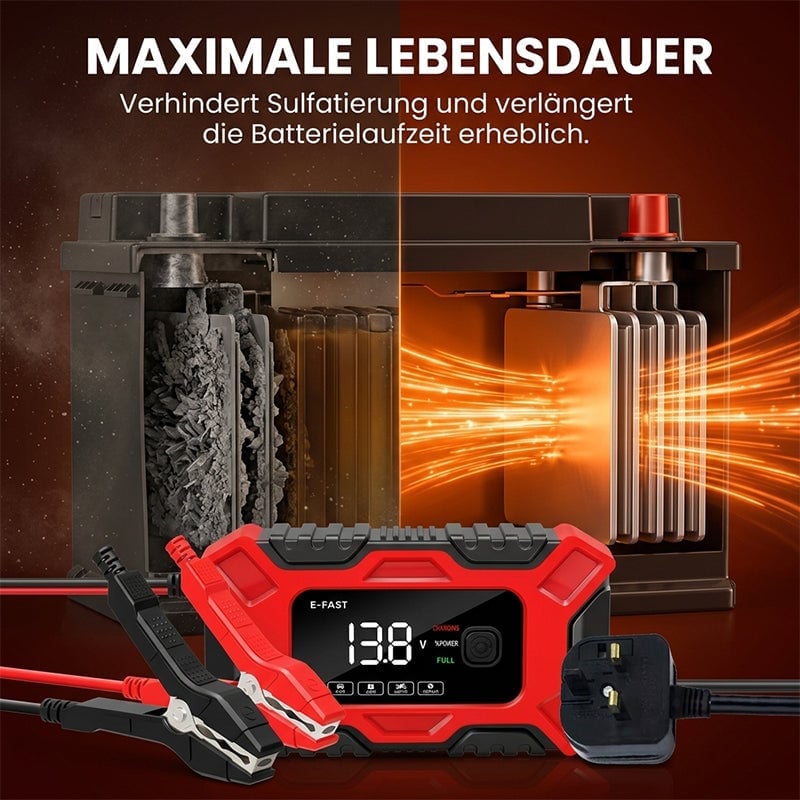 12V intelligentes Batterieladegerät und Erhaltungsgerät