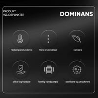 Sakerplus desinficerende damprenser