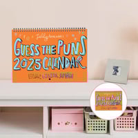 Pun quiz calendar - A4 Guess the Pun 2025