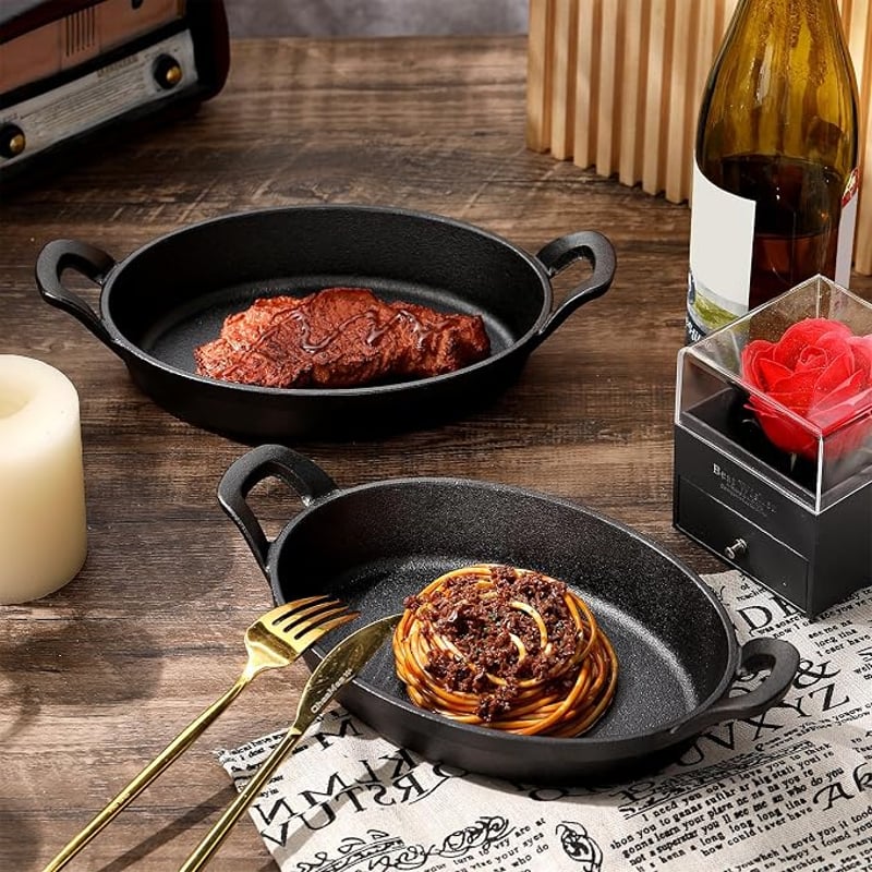 Sakerplus® Small Cast Iron Skillet Set