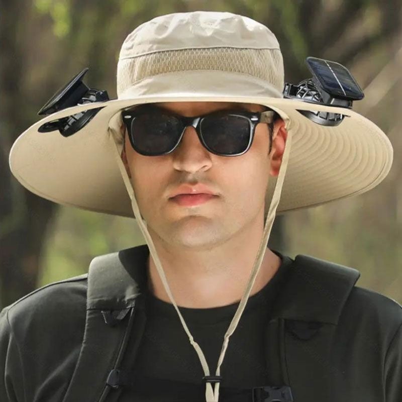 Solar Fan Outdoor Fishing Hat