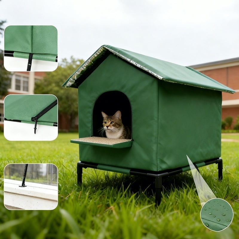 Rainproof Cold-resistant Shelter for Stray Cats
