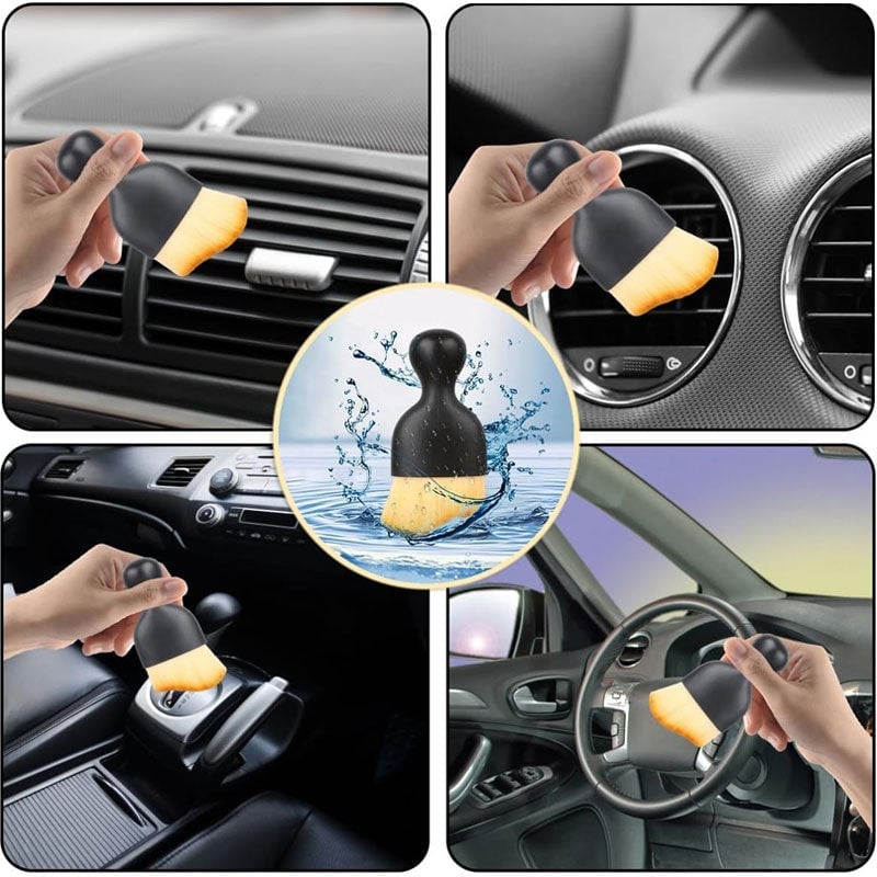 4-Piece Car Interior Cleaning Brush Set
