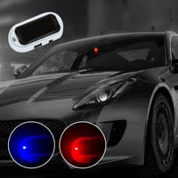 Solar powered car alarm warning light
