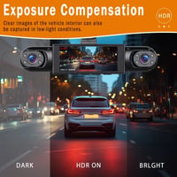Four-record monitoring driving recorder