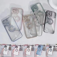 Custodia per iPhone con diamanti glitterati