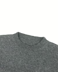 Crew Neck Side Slit Pullover
