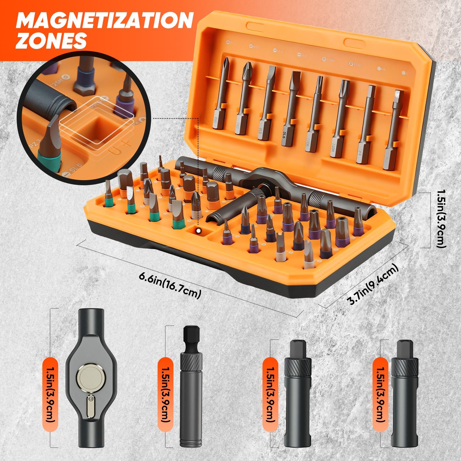 24 in 1 Magnetic Screwdriver Set