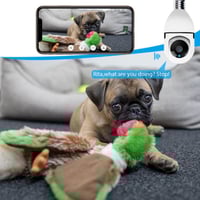 Wireless Wifi Light Bulb Camera Security Camera