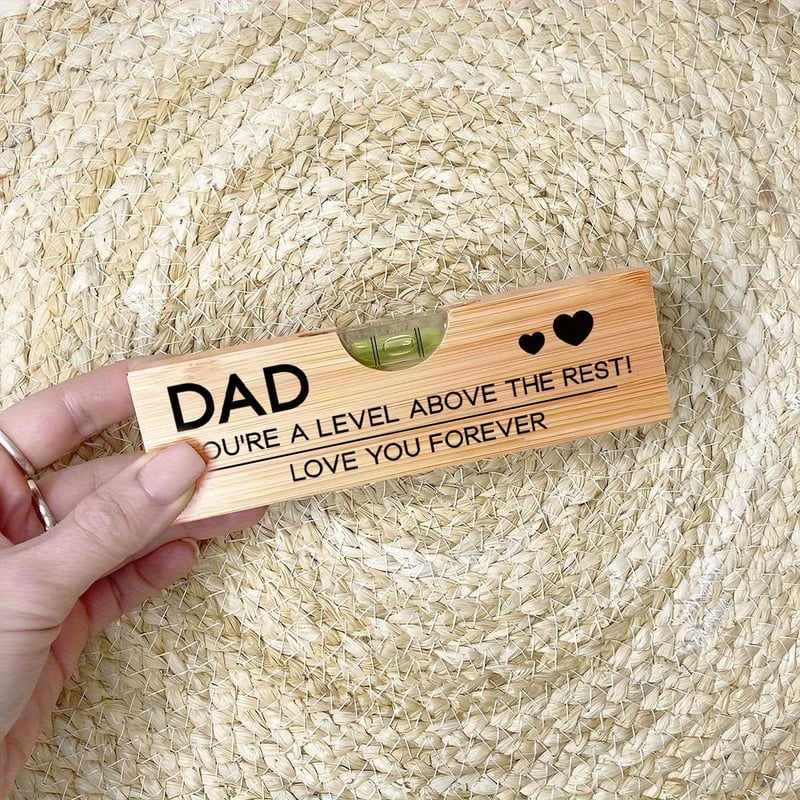 Wooden Spirit Level Bottle Opener for Dad