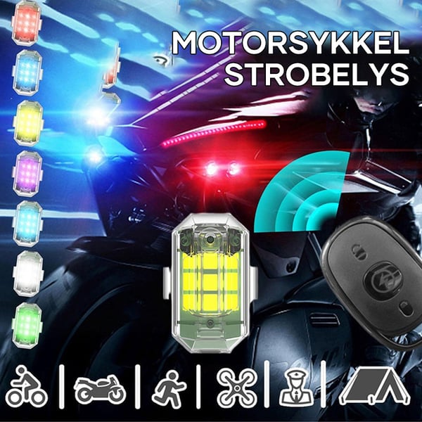 Blinklys for bilfjernkontroll