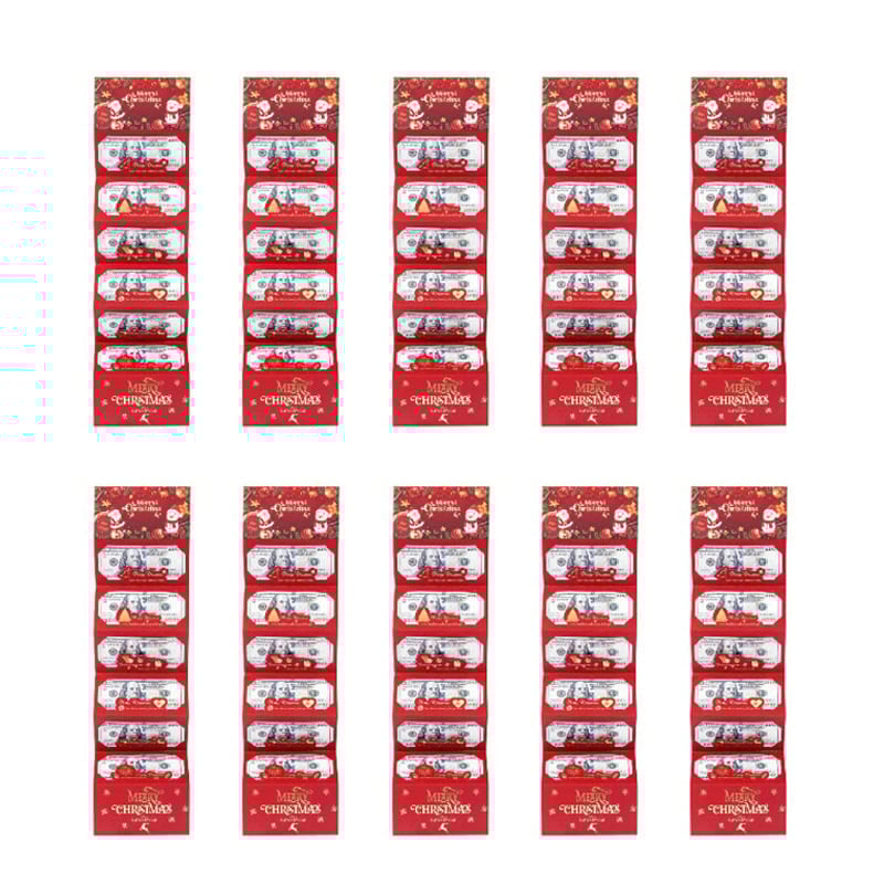 Sakerplus Foldable 6-Slot Christmas Red Envelope