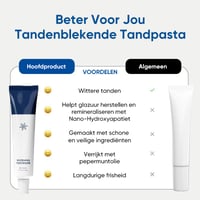 Nano Hydroxyapatiet & Kokosnoot Tanden Whitening Tandpasta