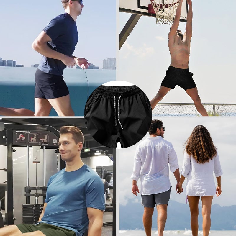 Männer Eis-Seiden-Schnell-Trocknende Freizeit-Shorts
