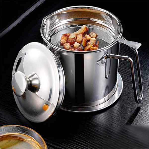 Stainless Steel Oil Strainer Pot