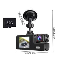 1080P Dual-Lens WiFi Dashcam