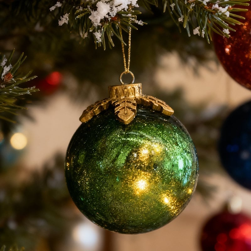 Glas-Tisch-Weihnachtsornamente