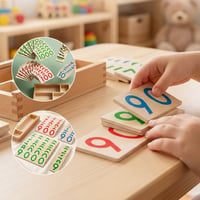 Wooden Math Operations Toy Set