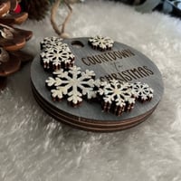 3D Kerstman aftellen naar kerstornament