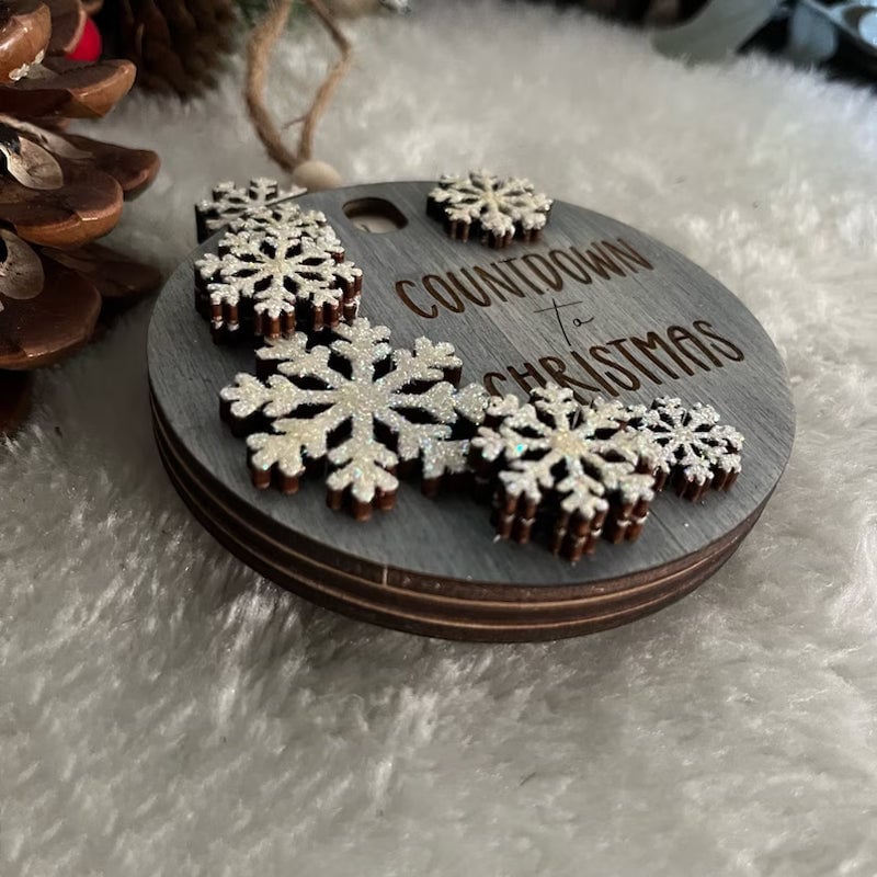 3D Kerstman aftellen naar kerstornament