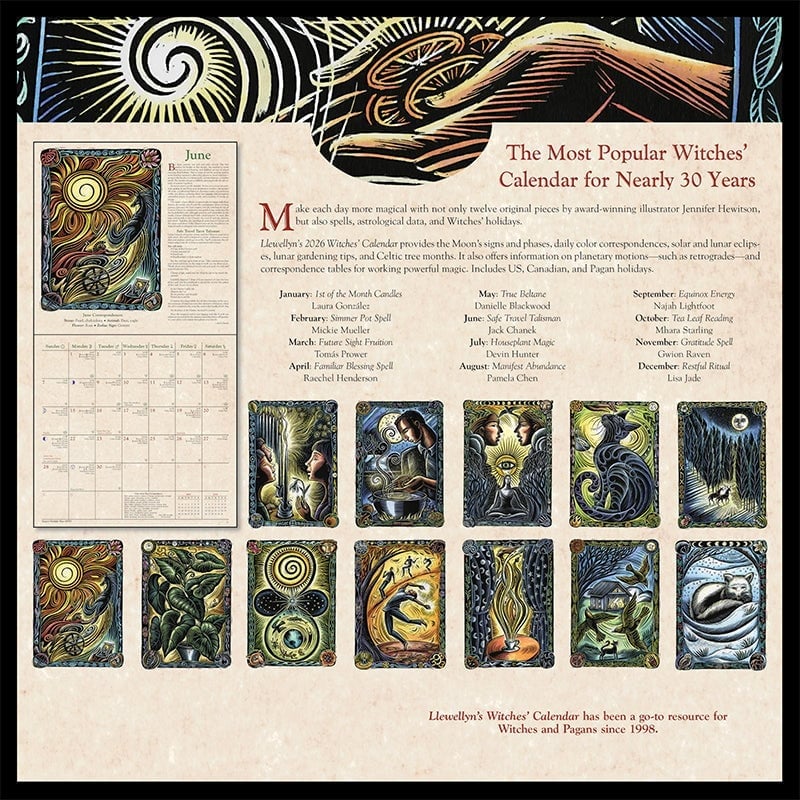 2026 Witches' Calendar