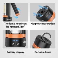 SAKER Upgraded Portable Camping Light with Bracket