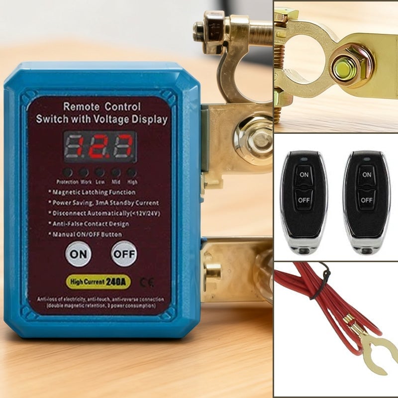 High-Current Smart Battery Disconnect Switch
