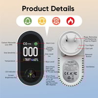 CO Temperature and Humidity Monitoring Alarm