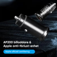 Billaddare med GPS-spårning