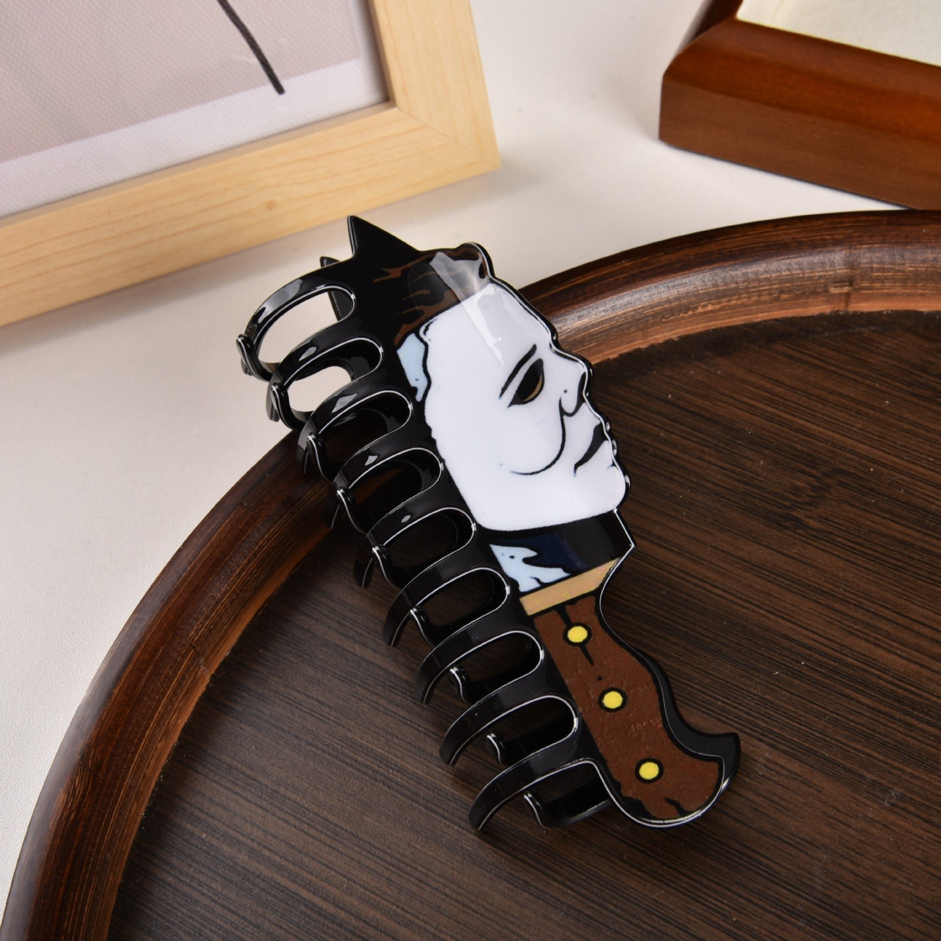 Fun Horror Character Double-Sided Plastic Claw Hair Clips
