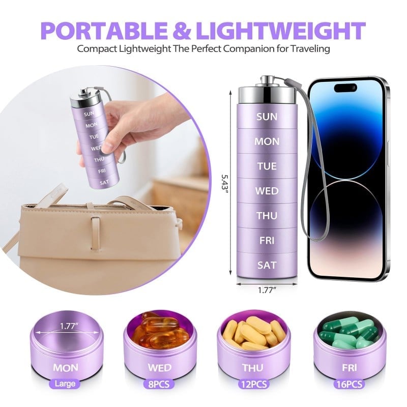 Large Weekly Pill Organizer