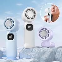 Foldable Ice Cooling Handheld Fan