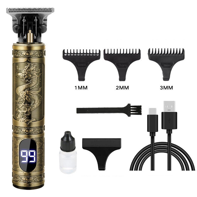 Knurled Handle Electric Hair Clipper