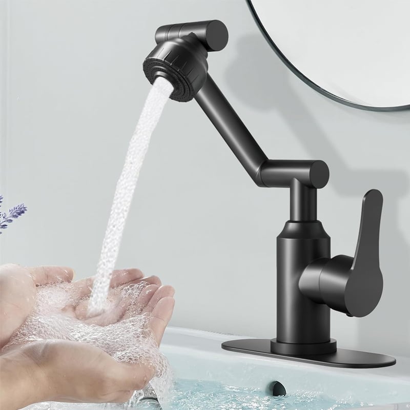 1080° Drehbarer Multifunktions-Wasserhahn aus Edelstahl