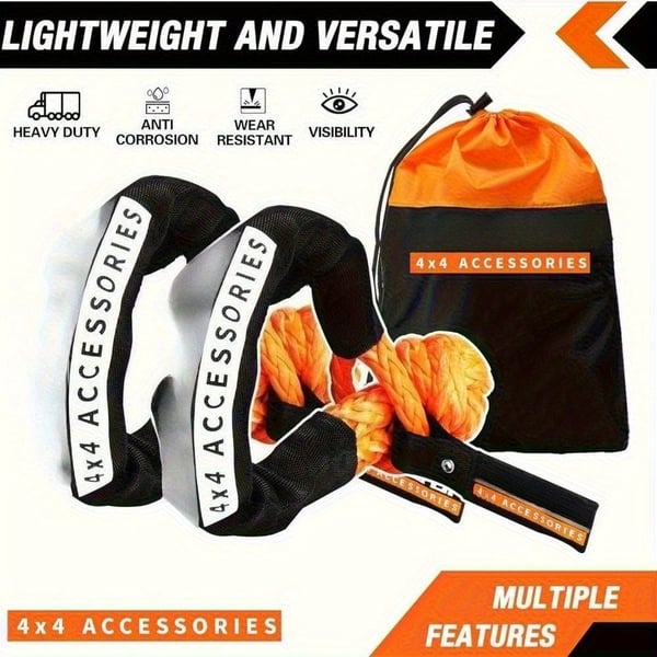 Sakerplus Synthetic Soft Shackle Recovery Rope