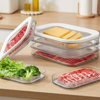 Multi-Layer Food Storage Box with Lid