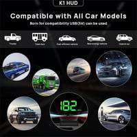 Sakerplus® Digital GPS Head Up Display Speedometer