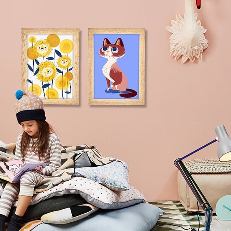 Kinderkunstprojekte A4 Kinderkunstrahmen